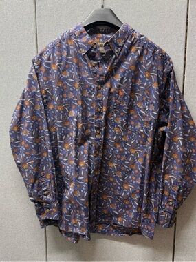 Ariat mens  Floral Lightweight Button-Up Shirt Long Sleeve